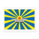 USSR Airforce Flag Postcard