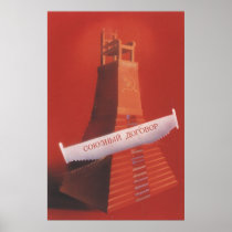 USSR CCCP Cold War Soviet Union Propaganda Posters