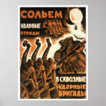 USSR CCCP Cold War Soviet Union Propaganda Posters posters