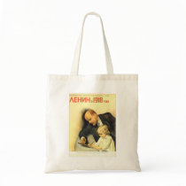 USSR CCCP Cold War Soviet Union Propaganda Posters Canvas Bags