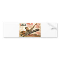 USSR CCCP Cold War Soviet Union Propaganda Posters Bumper Sticker