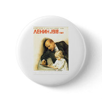 USSR CCCP Cold War Soviet Union Propaganda Posters Button