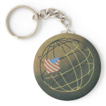 USSR CCCP Cold War Soviet Union Propaganda Posters Keychain