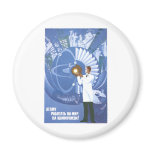 USSR CCCP Cold War Soviet Union Propaganda Posters Magnet