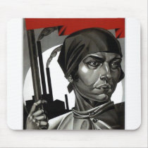USSR CCCP Cold War Soviet Union Propaganda Posters Mousepads