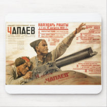 USSR CCCP Cold War Soviet Union Propaganda Posters Mouse Pad