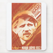 USSR CCCP Cold War Soviet Union Propaganda Posters Mousepads