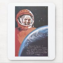 USSR CCCP Cold War Soviet Union Propaganda Posters Mouse Pad