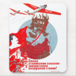 USSR CCCP Cold War Soviet Union Propaganda Posters Mousepad