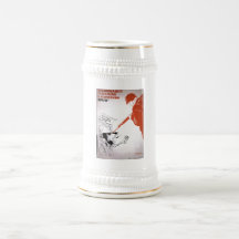USSR CCCP Cold War Soviet Union Propaganda Posters Mug