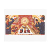 USSR CCCP Cold War Soviet Union Propaganda Posters Post Cards