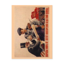 USSR CCCP Cold War Soviet Union Propaganda Posters Postcard