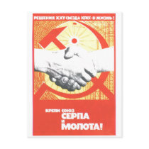 USSR CCCP Cold War Soviet Union Propaganda Posters Post Cards