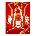 USSR CCCP Cold War Soviet Union Propaganda Posters Post Card USSR CCCP Cold War Soviet Union Propaganda Posters Post Card