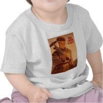 USSR CCCP Cold War Soviet Union Propaganda Posters T Shirt