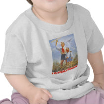 USSR CCCP Cold War Soviet Union Propaganda Posters Tshirt