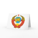 USSR  Coat of Arms Greeting Card
