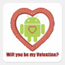 ¿Usted será mi tarjeta del día de San Valentín? (F Etiqueta