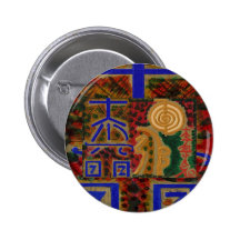 USUI REIKI symbols Pinback Buttons