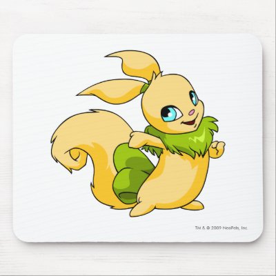 Usul Green Mouse Mat by neopets