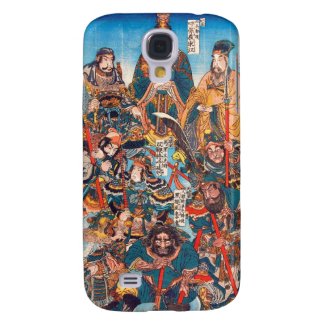 Utagawa Kuniyoshi Legendary Suikoden heroes Samsung Galaxy S4 Case