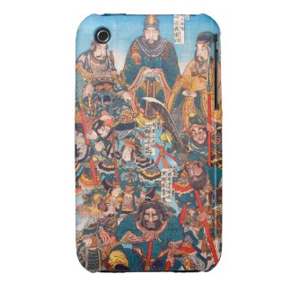 Utagawa Kuniyoshi Legendary Suikoden heroes iPhone 3 Cases