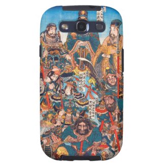 Utagawa Kuniyoshi Legendary Suikoden heroes Galaxy S3 Cases