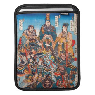 Utagawa Kuniyoshi Legendary Suikoden heroes Sleeves For iPads