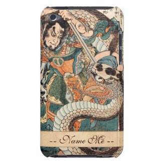 Utagawa Kuniyoshi suikoden hero fighting snake art iPod Case-Mate Case