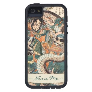 Utagawa Kuniyoshi suikoden hero fighting snake art iPhone 5 Covers