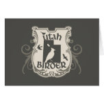 Utah Birder Shield Note Card