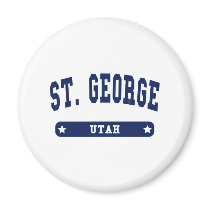 Utah College Style tee shirts magnets