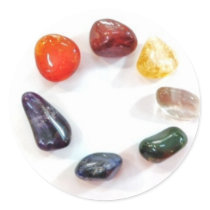Utah Crystal Festival - Chakra Set Round Sticker