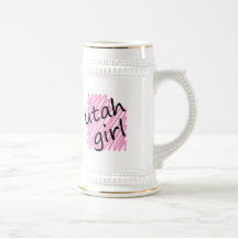 Utah Girl with Scribbled Utah Map Mug