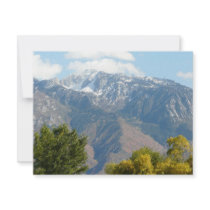 utah mountains invitations