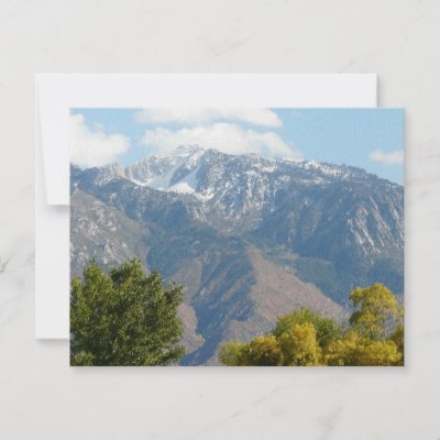 utah mountains custom invites by pinkypetals