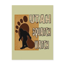 Utah Squatch Watch Postcards