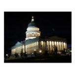 Utah State Capitol at Night - Salt Lake City Post Cards
