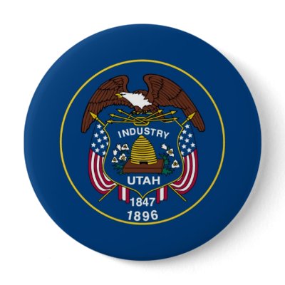 Utah State Flag Pins by TheFlagStore