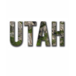 Utah Sunset in Letters t-shirts