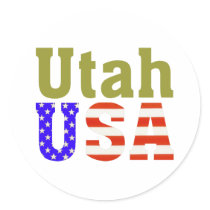 Utah USA! stickers