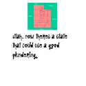 utah, Utah.. now theres a state that could use ... t-shirts