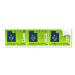 Utah Zombie Hunting Permit Bumper Sticker