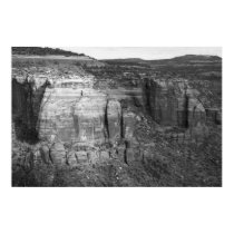 Ute Canyon Black and White Photo Poster posters by bluerabbit Ute Canyon Black and White Photo Poster posters