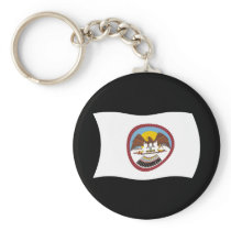 Ute Tribe Flag Keychain