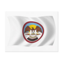 Ute Tribe Flag Postcard by LivingFlags2 Ute Tribe Flag Postcard