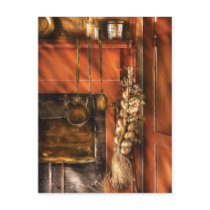 Utensils - Garlic and Spoons postcards by suburbanscenes Utensils - Garlic and Spoons postcards