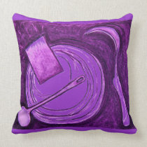 Utensils in Purple pillows
