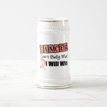 Uterine Cancer Cant Bully Me I Will Win Coffee Mugs