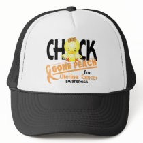 Uterine Cancer Chick Gone Peach 2 hats